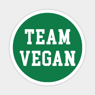 Team Vegan Magnet